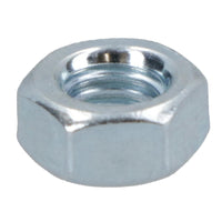 M4 / 4mm Hex Full Nut Fastener Hexagonal Metric Nuts Grade 8 Zinc Plated