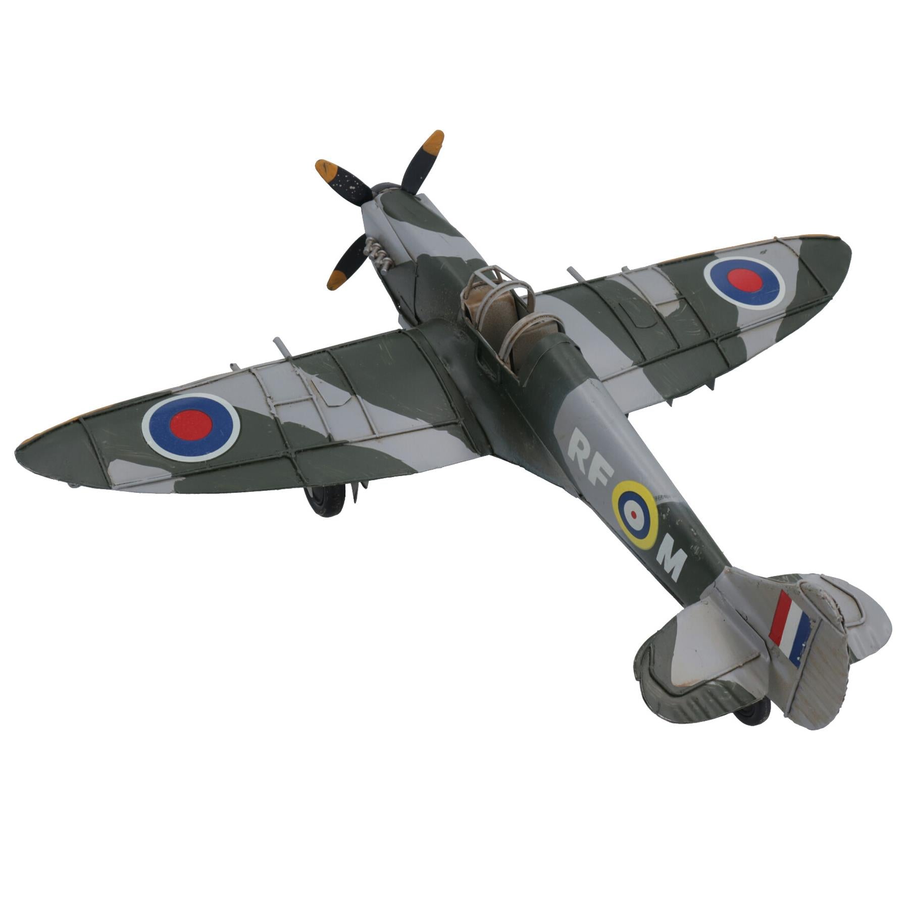 Quality Historical Metal Vintage Fighter Plane Metal Model Replica Ornament Gift