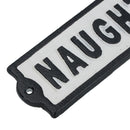 Naughty Corner Cast Iron Sign Plaque Wall Door Fence Gate Post House Garden