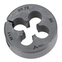 M11 x 0.75mm Metric Split Die Rethreading Thread Cutter Tungsten Steel 38mm