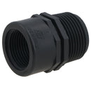 Polypropylene PP Threaded Reducing Socket Male – Female 1in – 3/4in BSP
