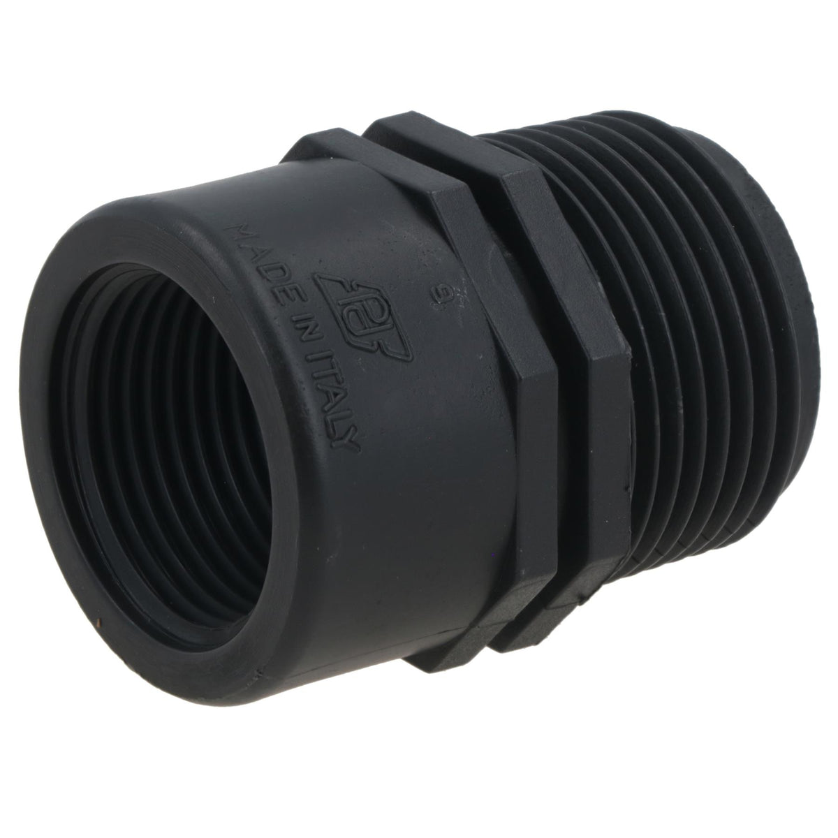 Polypropylene PP Threaded Reducing Socket Male – Female 1in – 3/4in BSP