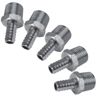 3/8" BSP Threaded Hose Tail with 1/4" /  5/16" /  3/8" / 1/2" Tail for Pipe Hose