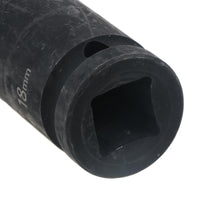 Douille à choc métrique double profonde MM 18 mm 1/2" à 6 pans simple hexagonale