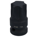 1/2in Drive Male Torx Star Impacted Impact Shallow Stubby Socket T55 – T100