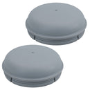Grey Plastic Hub Cap Grease Cap Dust Bearing Cap 76mm For Ifor Williams Trailers