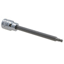 4mm 3/8" Drive Long Ball Ended Hex Allen Key Socket Bit 85mm Deep Reach CR-V