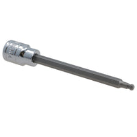 4mm 3/8" Drive Long Ball Ended Hex Allen Key Socket Bit 85mm Deep Reach CR-V