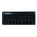 Douilles Torx / Star à impact, entraînement 3/8 po, courtes et courtes, T20 – T60, lot de 9 pièces