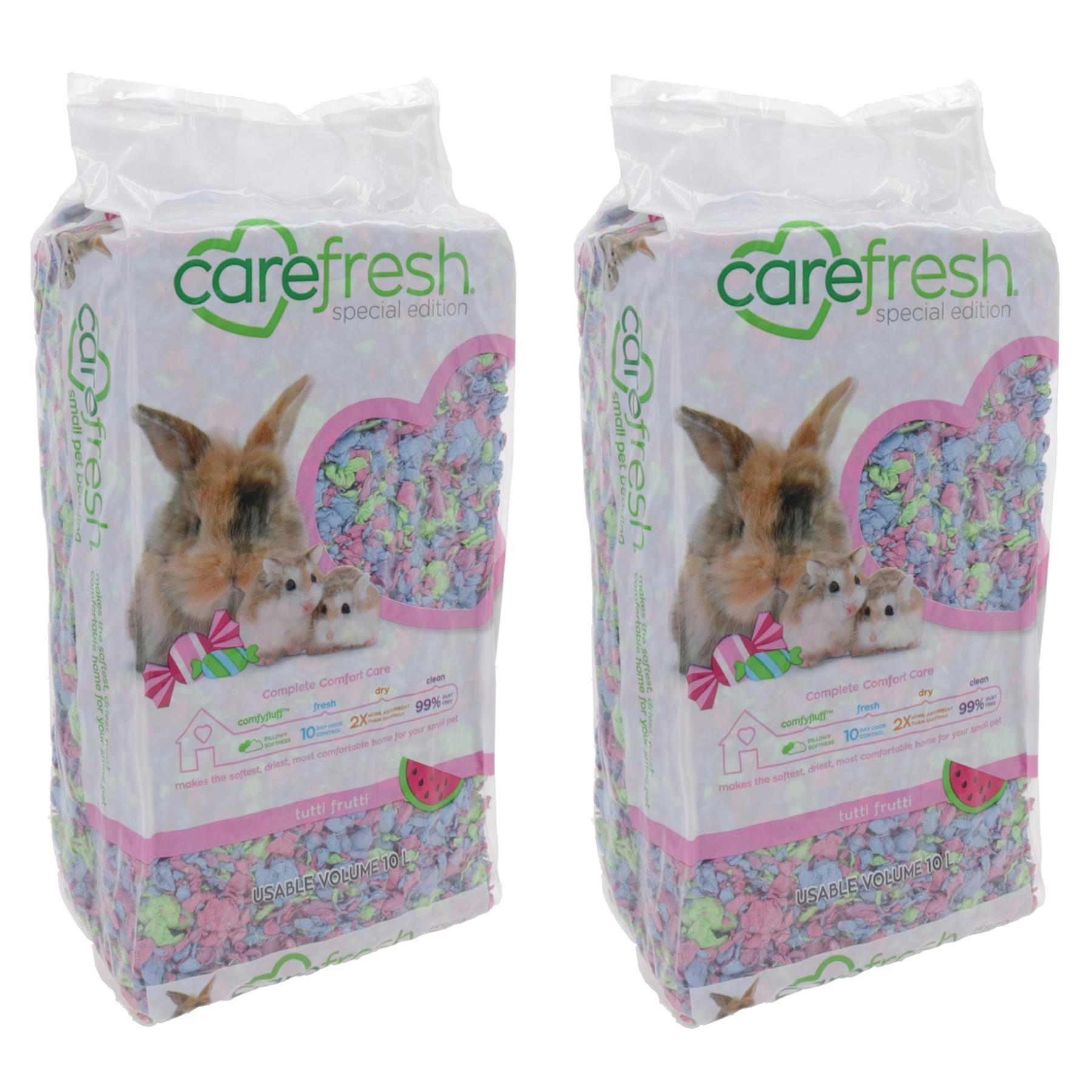 Litière de qualité pour petits animaux Tutti Fruitti 10 L pour lapins d'Inde, 99 % sans poussière