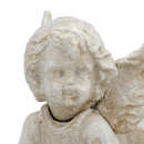 Cherub Angel Cast Iron Statue Figure Trophy Ornament Sculpture Desk Shelf