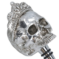 Skull Tiara Gothic Wine Bottle Stopper Topper Bung Cork Champagne Prosecco