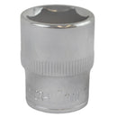 17mm 3/8" Drive Shallow Metric Socket Single Hex / 6 sided Bergen