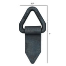 Fold Over Tie Down Lashing Eye / Anchor Point HEAVY DUTY Self Colour