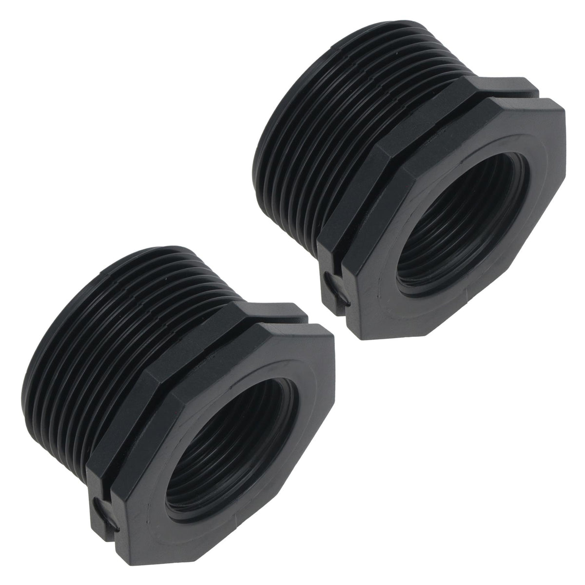 Polypropylene PP 1-1/2in – 1in Female – Male Pipe Threaded Reducing Bush