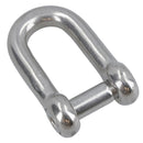 Countersunk Pin Dee Shackle 12mm Hex Socket Rigging Link Stainless Steel 316