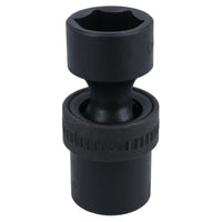 19mm 1/2in Drive Universal Swivel Wobble Metric Impact Shallow Socket 6 Point