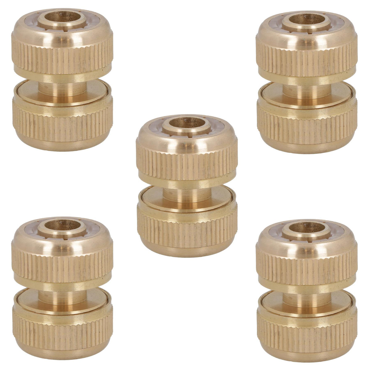 Brass garden Hose Repair Repairer Joiner Connector Fitting For 1/2in Pipe