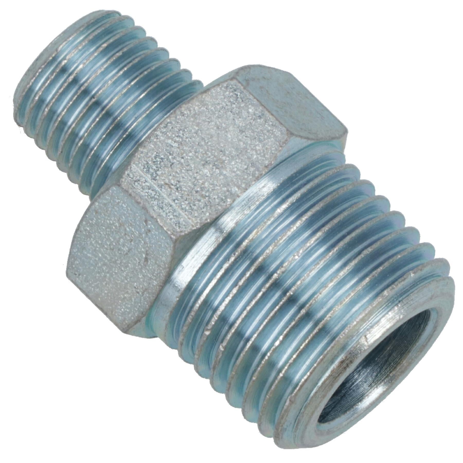 1/4" BSP Male to 1/2" BSP Male Step Up / Down Thread Union Fitting 5 PACK FT055