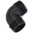 Polypropylene PP 1-1/2in BSP Male x Male Threaded 90° Elbow Connector