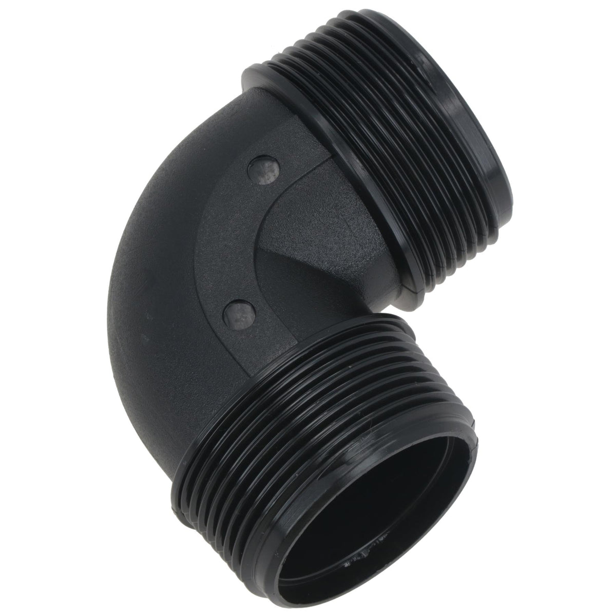 Polypropylene PP 1-1/2in BSP Male x Male Threaded 90° Elbow Connector