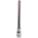 10mm Hex Allen Key Long Bit Internal Socket Metric 1/2" Drive 140mm Length Cr-V