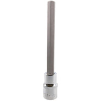 10mm Hex Allen Key Long Bit Internal Socket Metric 1/2" Drive 140mm Length Cr-V