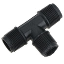 Polypropylene PP 1/2in BSP Male Threaded 90° Tee Piece Equal Tees