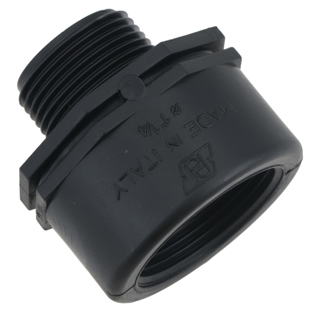 Polypropylene PP Threaded Reducing Socket Female – Male 1-1/4in – 1in BSP