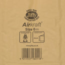 200pk Genuine Gold Jiffy Bag Airkraft Bubble Padded Mail Bag Envelope Size 0
