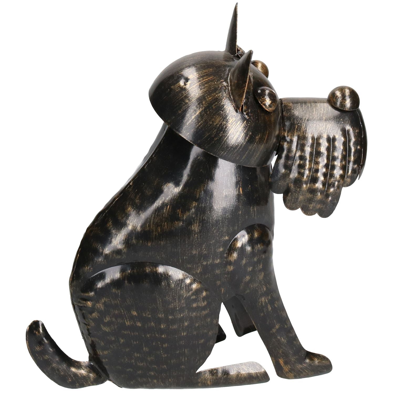 Scotty Scottie Terrier Dog Garden Sculpture Ornament Statue Metal Decoration