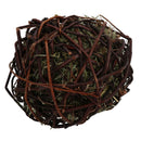 6PK Large Small Animal Guinea Edible Gnaw Weave Ball Boredom Breaker Toy