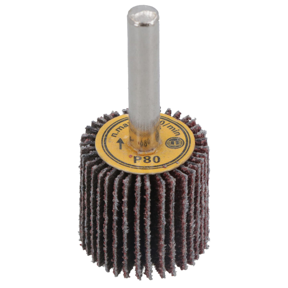 25mm 80 Grit Abrasive Flap Wheel Discs Sanding Rust Removal 6mm Shank