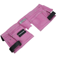 Leder Werkzeuggürtel / Aufbewahrungstasche PINK LADIES Werkzeugtasche / Rollmattenhalter TE452