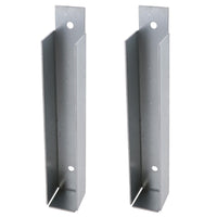 Gravel Board Clip Fence Panel Holder Mounting Bracket 25/50mm x 150/225mm