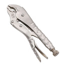 10” (250mm) Curved Jaw Locking Pliers Mole Grips with Ribbed Handles