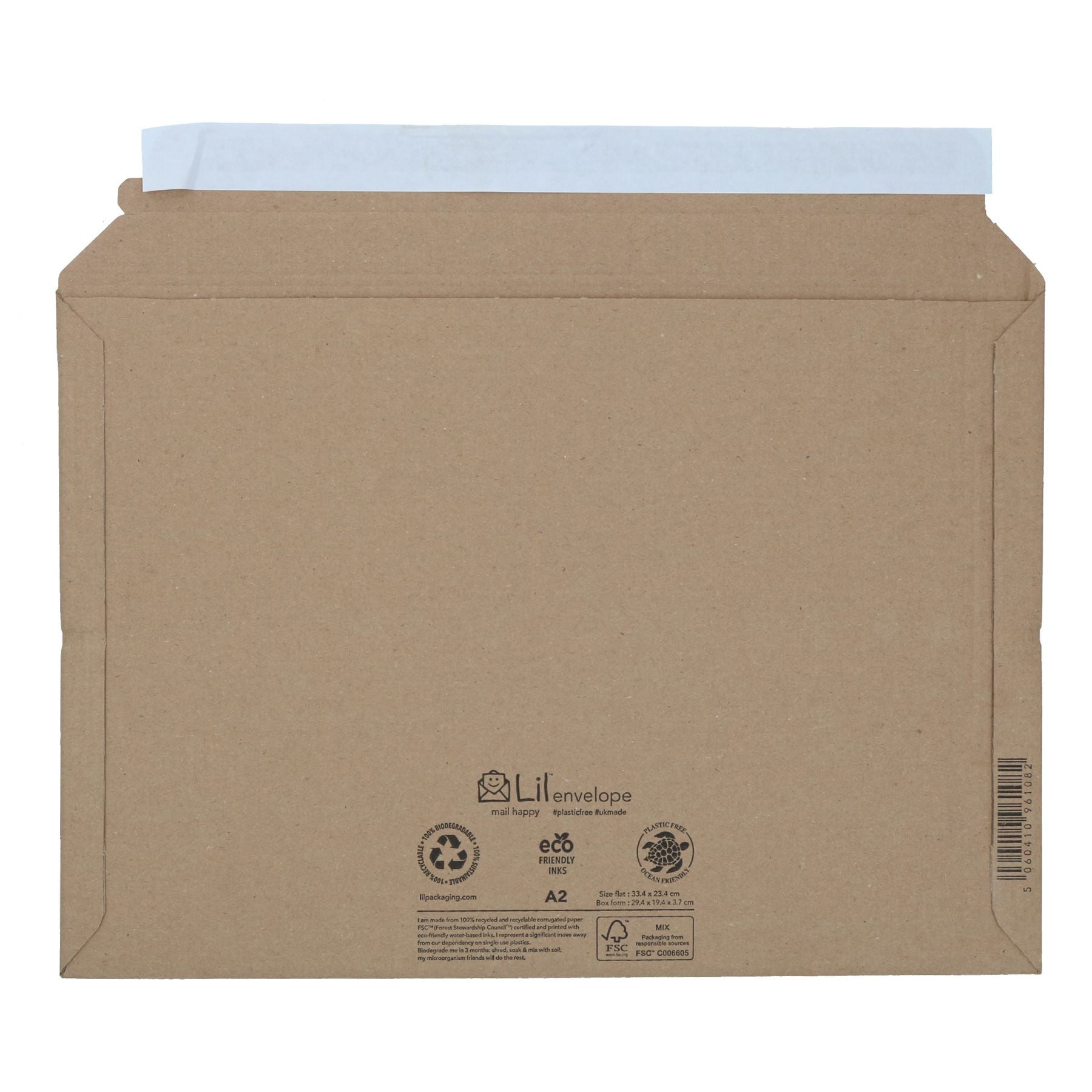 Enveloppes en carton pour courrier postal Royal Mail PIP pour lettres plus grandes Sml-Lge