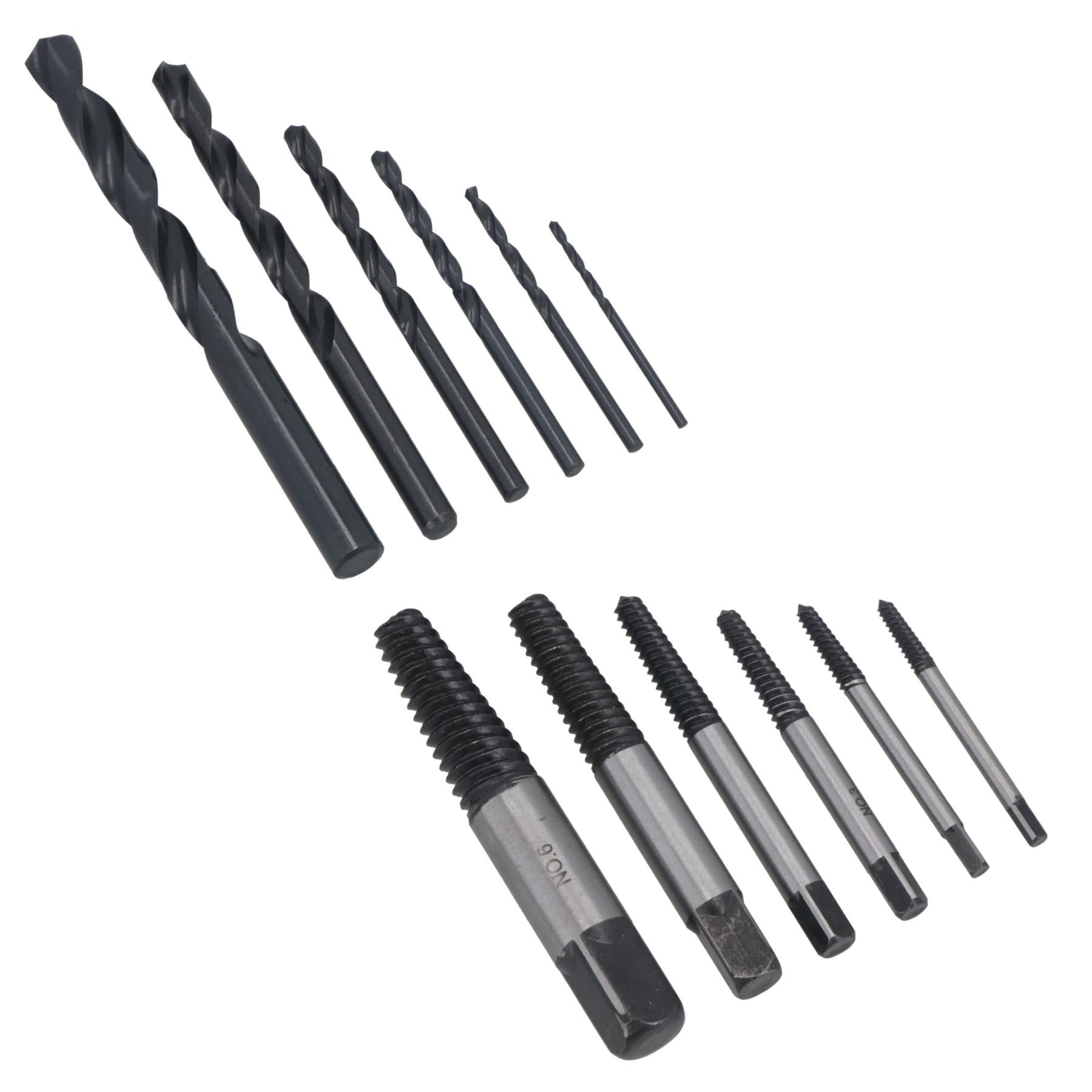 Screw Stud Extractor Remover Set Reverse Thread Easy Out 3-25mm 12pc AT192