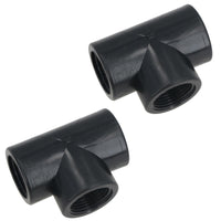Polypropylene PP 1-1/4in BSP Female Threaded 90° Tee Piece Equal Tees