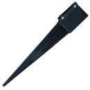 Fence Post Holder Support Drive In Spike Grey 100mm x 100mm x 750mm