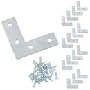 50mm (2in.) Corner Mending Plate Angle Bracket L Shape Reinforcing Repairing