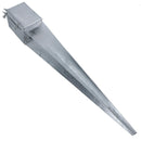 Fence Post Holder Support Drive In Spike Galvanised 100 x 100 x 750mm