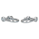 6mm Galvanised Dee D Shackle 2 Pack Chandlery Marine Rigging Shackle