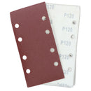 Hook + Loop 1/3 Sheet Sanding Sander Sandpaper Pads 120 Grit 100 Pack
