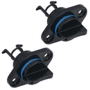 Lot de 2 bouchons de vidange pour bateau, raccord pour kayak, hors-bord, nervure, tableau arrière