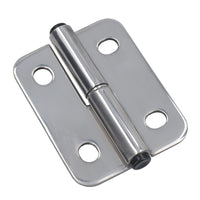 Stainless Steel Lift Off Leaf Hinges Left 76x100mm Heavy Duty Door Hatch