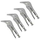 Long Nose Locking Pliers Mole Grips with 45 Degree Angled Head 10 inch