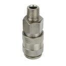 EURO Air Hose Connector Fitting Quick Release Pack Threaded & Hose Tail Barb