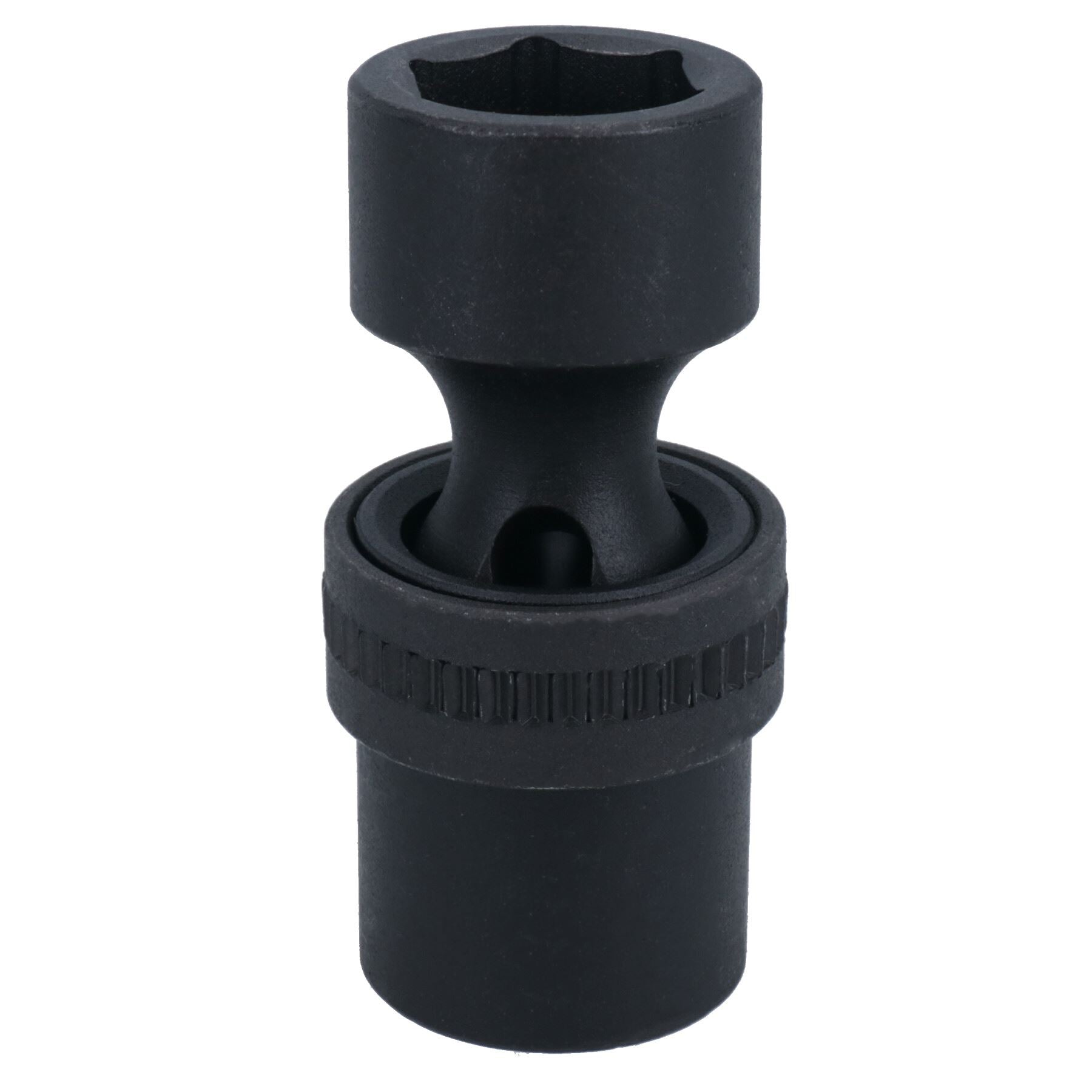 18mm 1/2in Drive Universal Swivel Wobble Metric Impact Shallow Socket 6 Point