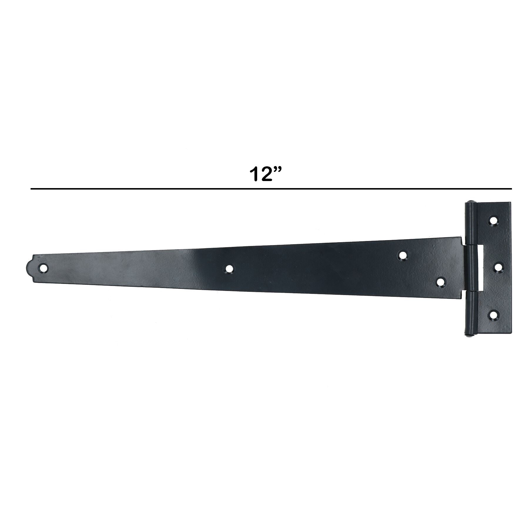 12” (300mm) Heavy Duty T Tee Hinges for Doors + Gates with Fixing Screws